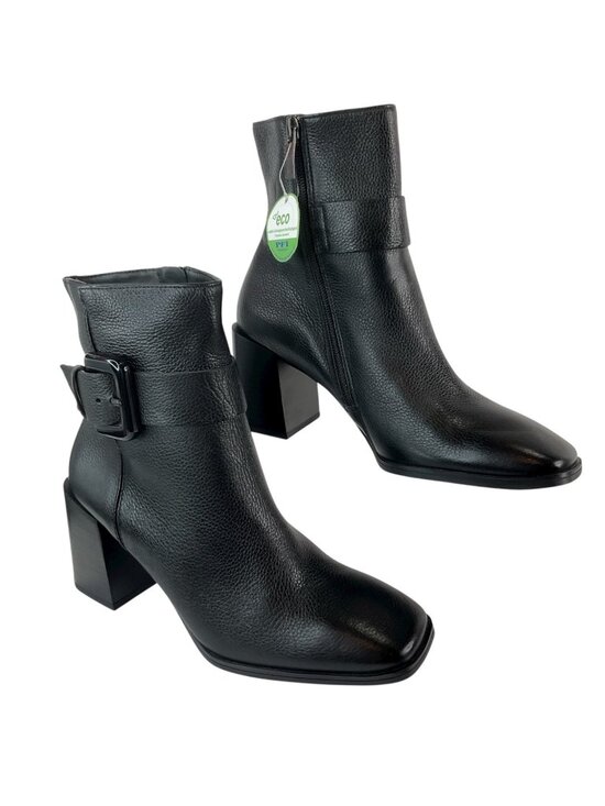 Paul Green Shoes - Paul Green Boots Women Sz 8 Nirvana Pebble Leather Modern Square Toe New $500